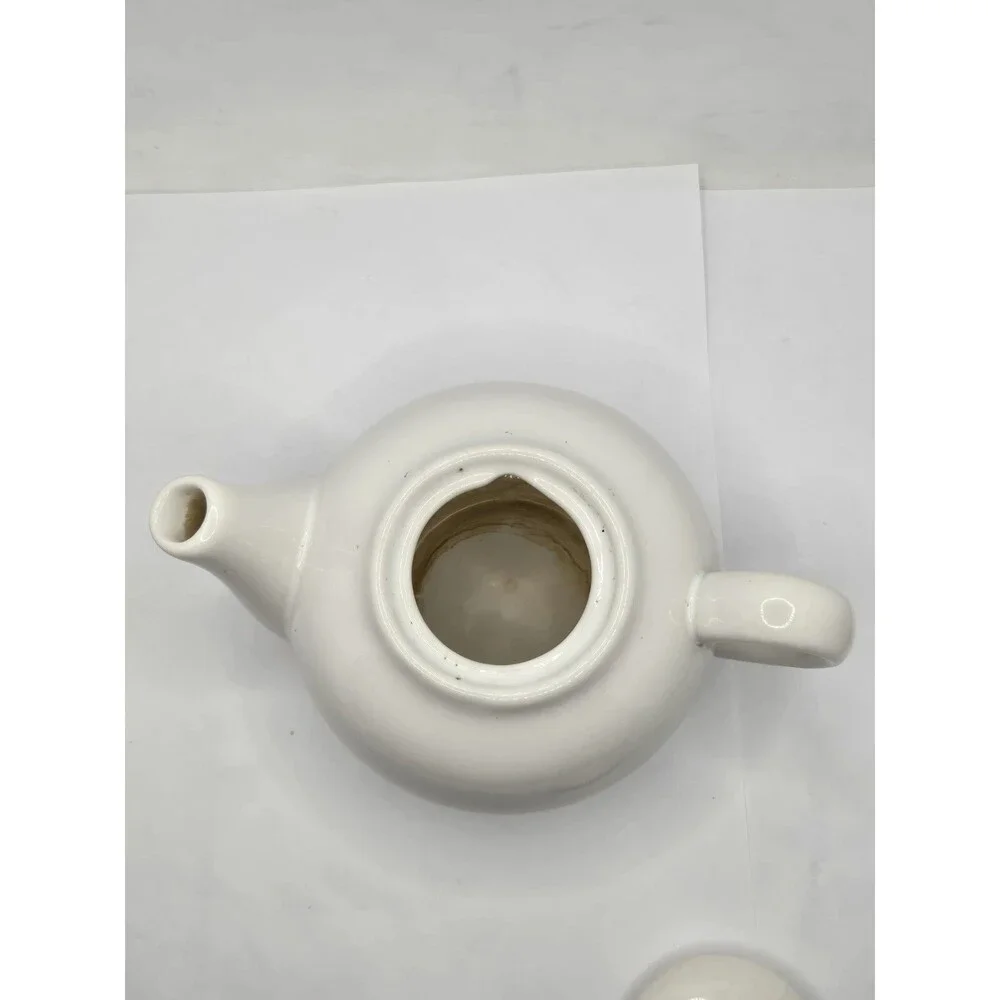 Teapot Tea Pot Tabletops Unlimited Studio All White 39